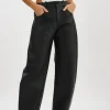 LAMARQUE Pants&Shorts | RIDA | Horseshoe Leather Pants Black