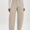LAMARQUE Pants&Shorts | RIDA | Horseshoe Leather Pants Oat