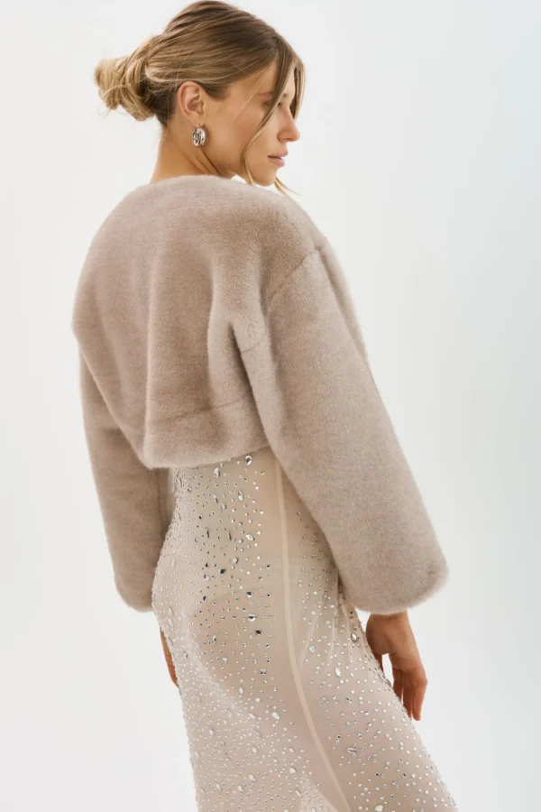 LAMARQUE Coats&Jackets | ROWDIE | Faux Fur Jacket Vintage Frost