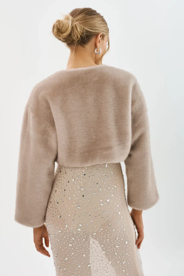 LAMARQUE Coats&Jackets | ROWDIE | Faux Fur Jacket Vintage Frost