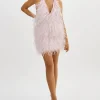 LAMARQUE Dresses | SOLVEIG | Feather Dress Pink Parasol