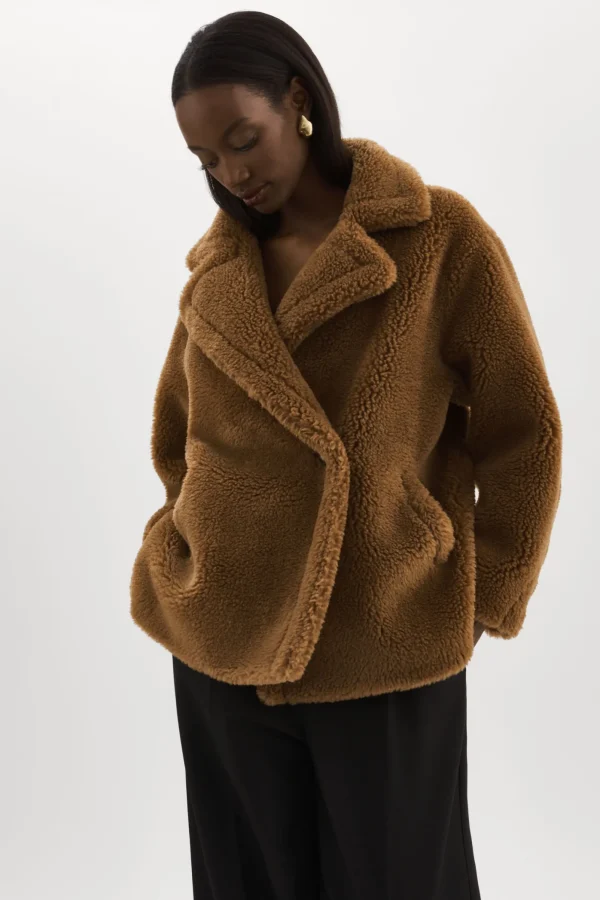 LAMARQUE Coats&Jackets | SOPHIE | Sherpa Jacket Brown