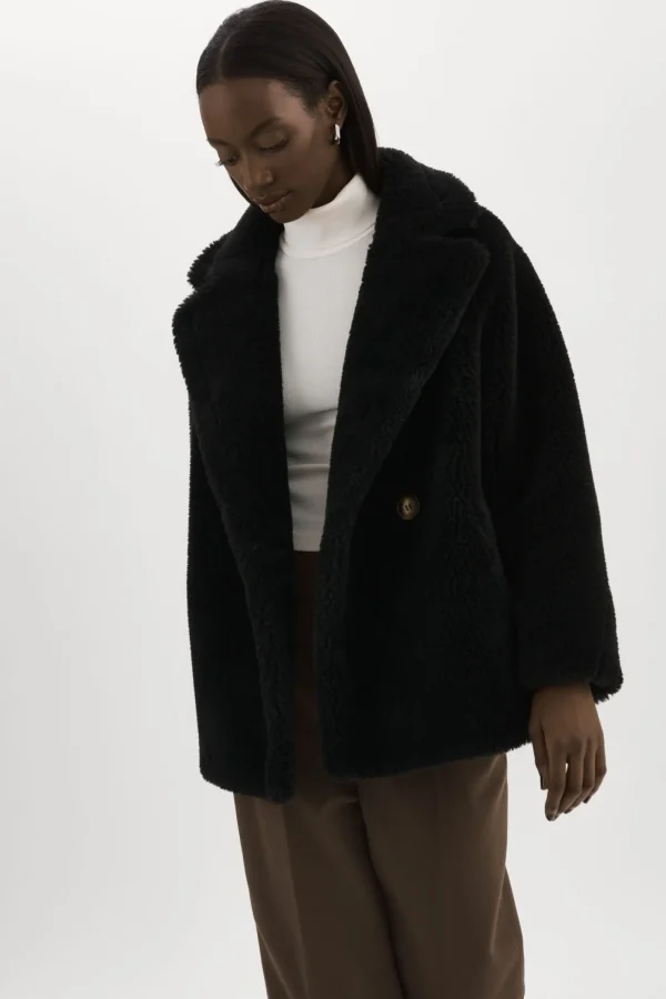 LAMARQUE Coats&Jackets | SOPHIE | Sherpa Jacket Black