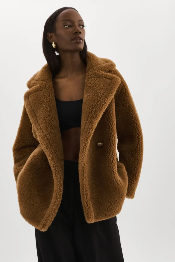 LAMARQUE Coats&Jackets | SOPHIE | Sherpa Jacket Brown