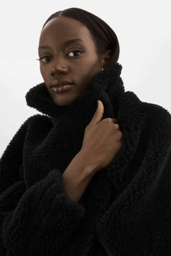 LAMARQUE Coats&Jackets | SOPHIE | Sherpa Jacket Black