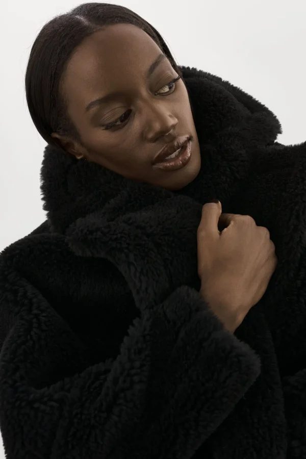LAMARQUE Coats&Jackets | SOPHIE | Sherpa Jacket Black