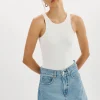 LAMARQUE Tops | SYDELLE | Bodysuit Tank Top White