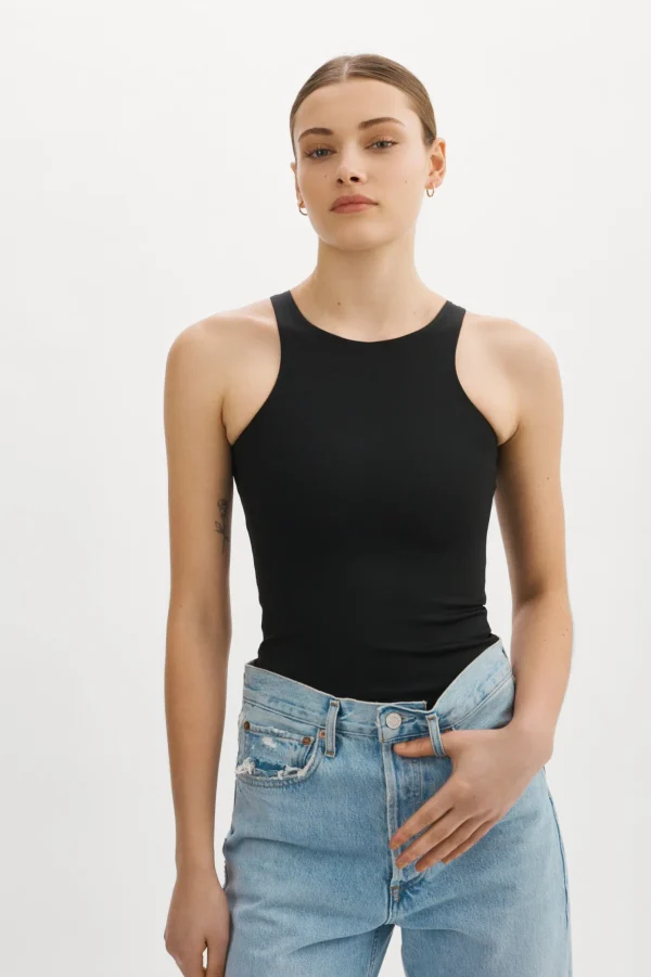 LAMARQUE Tops | SYDELLE | Bodysuit Tank Top Black