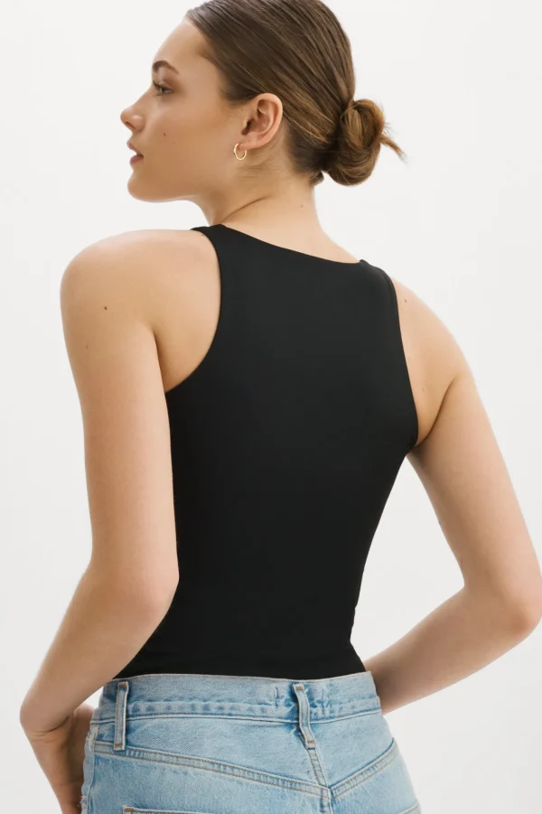 LAMARQUE Tops | SYDELLE | Bodysuit Tank Top Black