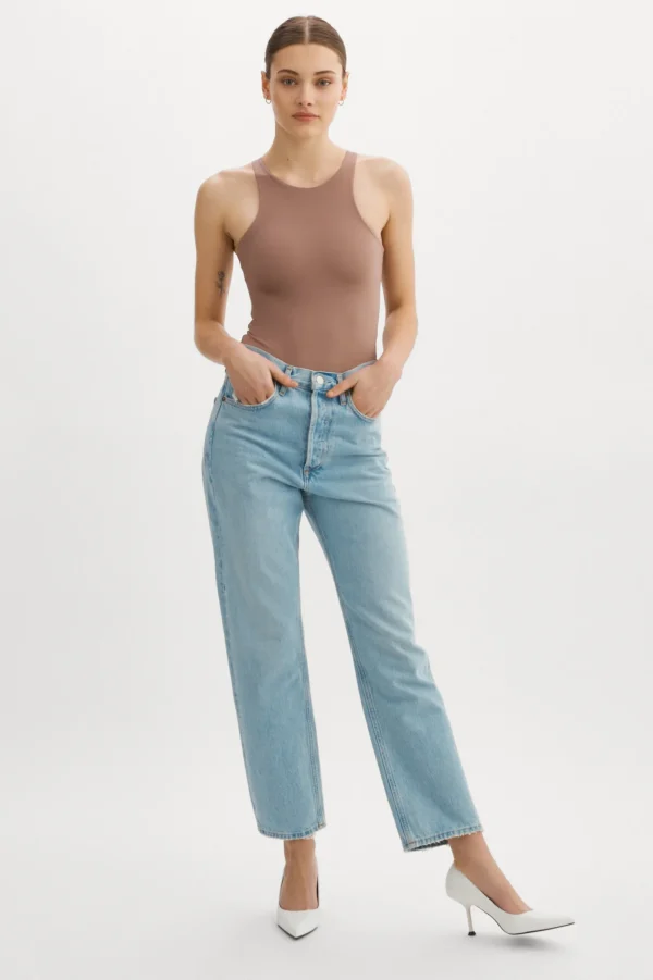 LAMARQUE Tops | SYDELLE | Bodysuit Tank Top Shiitake