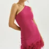 LAMARQUE Dresses | TAFIA | One Shoulder Mini Dress Lilac Rose
