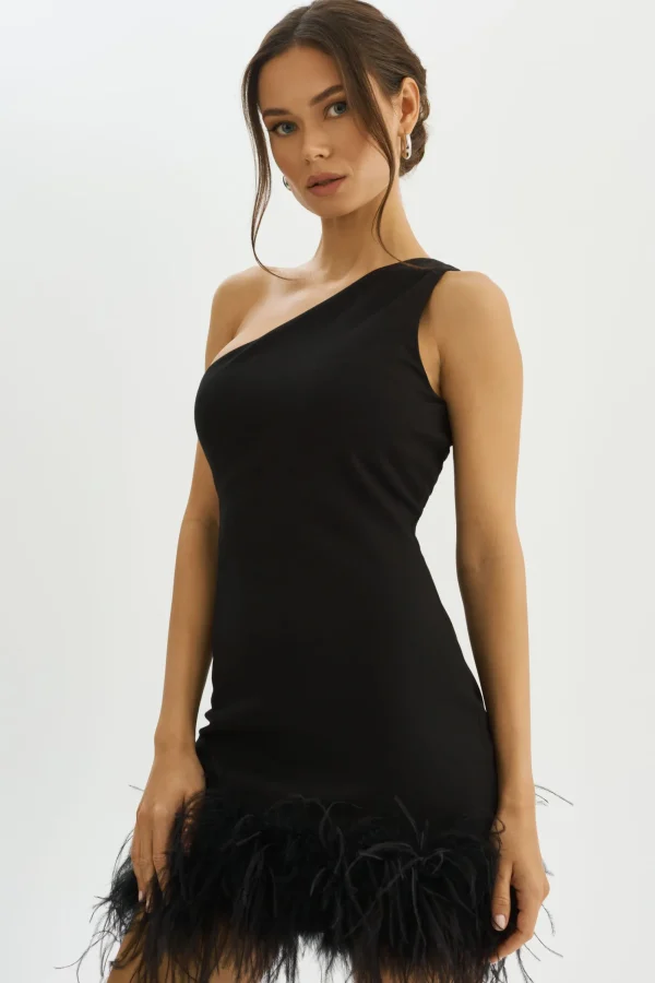 LAMARQUE Dresses | TAFIA | One Shoulder Mini Dress Black