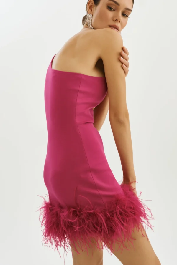 LAMARQUE Dresses | TAFIA | One Shoulder Mini Dress Lilac Rose