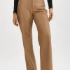LAMARQUE Pants&Shorts | TAVI | Faux Leather Pants MOCHA