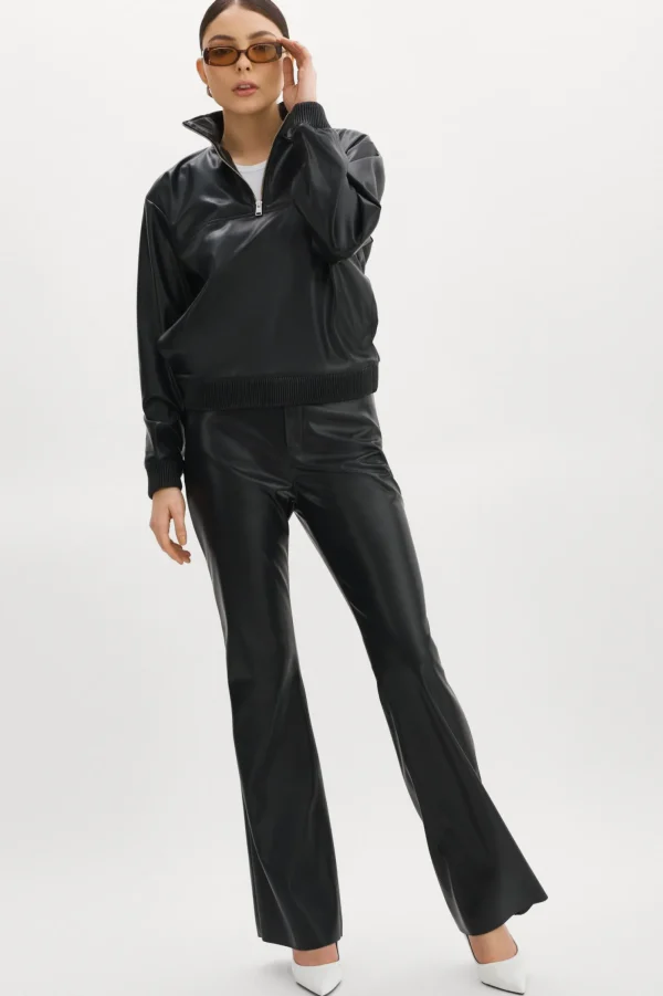 LAMARQUE Pants&Shorts | TAVI Faux Leather Pants Black