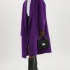 LAMARQUE Coats&Jackets | THARA | Shawl Collar Wool Coat VIOLET