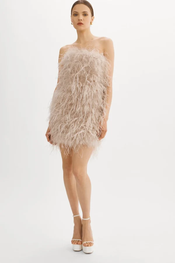 LAMARQUE Dresses | TRIANA | Feather Dress Feather Pink