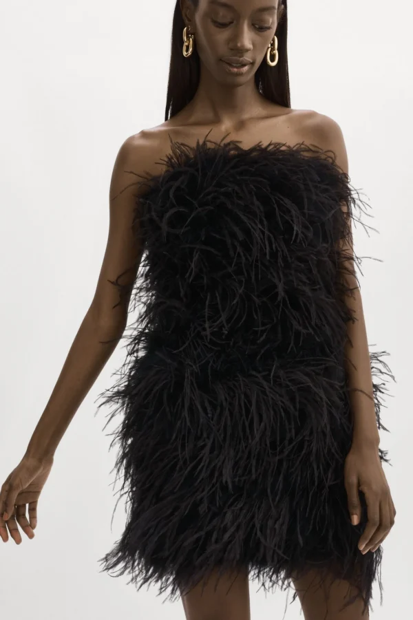 LAMARQUE Dresses | TRIANA | Feather Dress Black