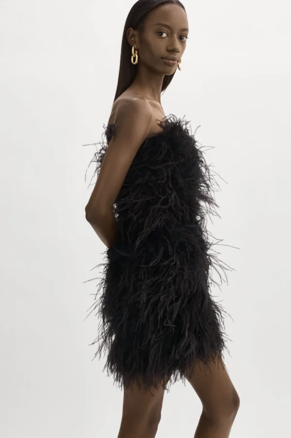 LAMARQUE Dresses | TRIANA | Feather Dress Black