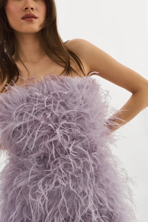 LAMARQUE Dresses | TRIANA | Feather Dress Lavender