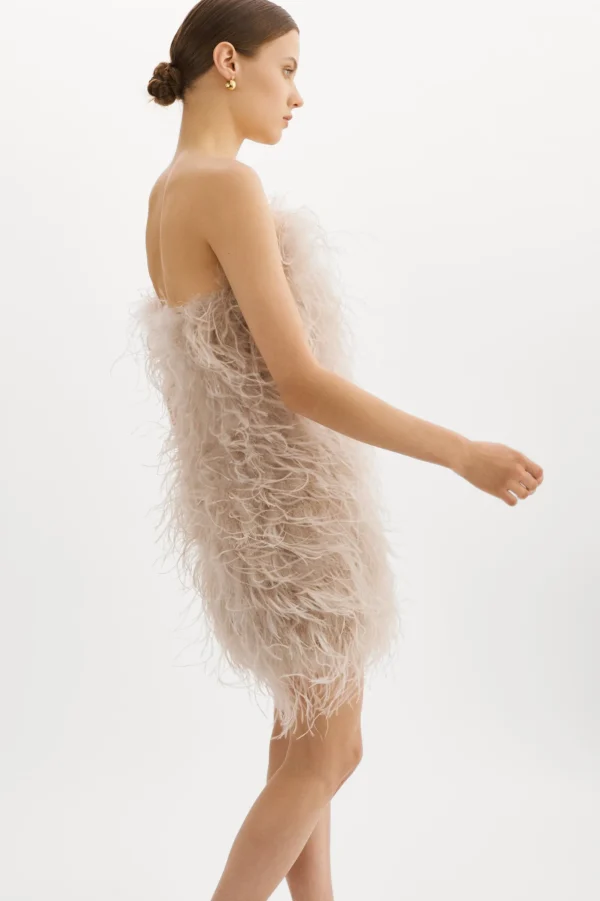 LAMARQUE Dresses | TRIANA | Feather Dress Feather Pink