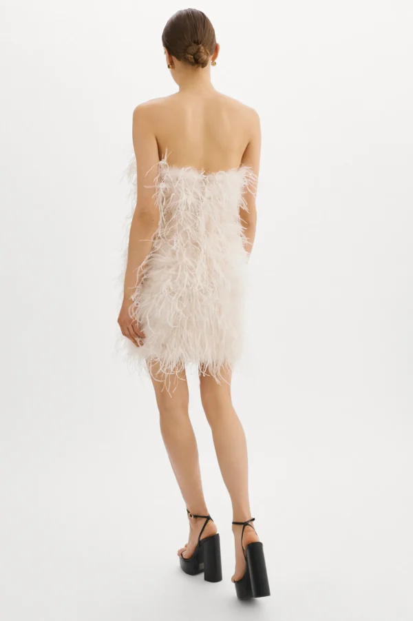 LAMARQUE Dresses | TRIANA | Feather Dress BONE