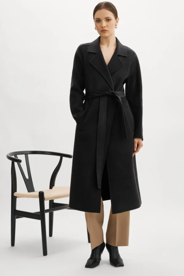 LAMARQUE Coats&Jackets | VANESSA | Wool Coat Black