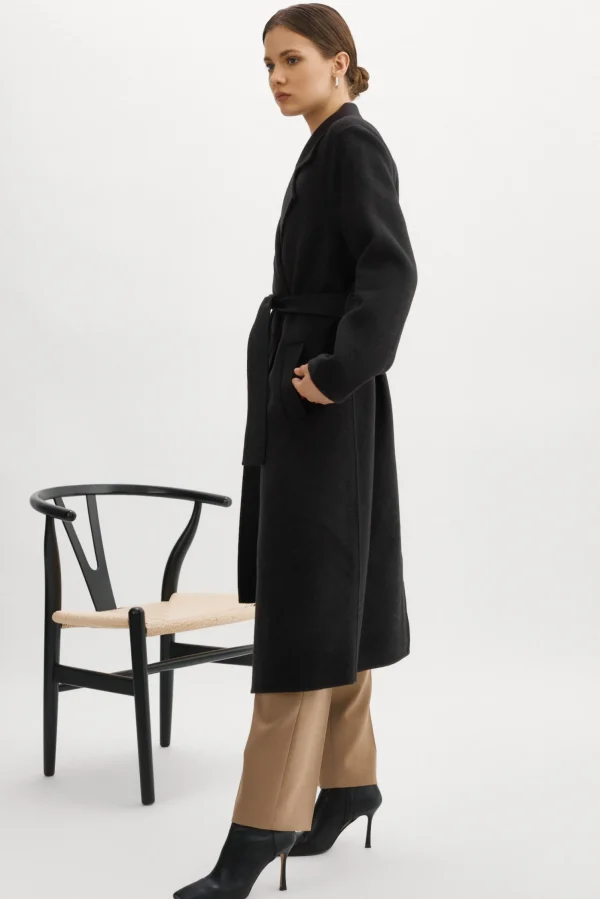 LAMARQUE Coats&Jackets | VANESSA | Wool Coat Black