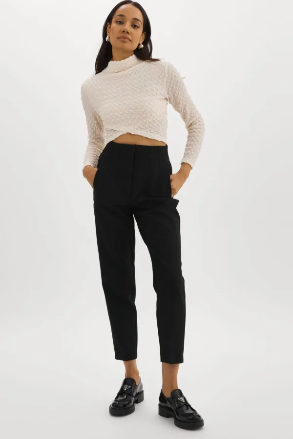 LAMARQUE Tops | VELMA | Crossover Long Sleeve Top Off White