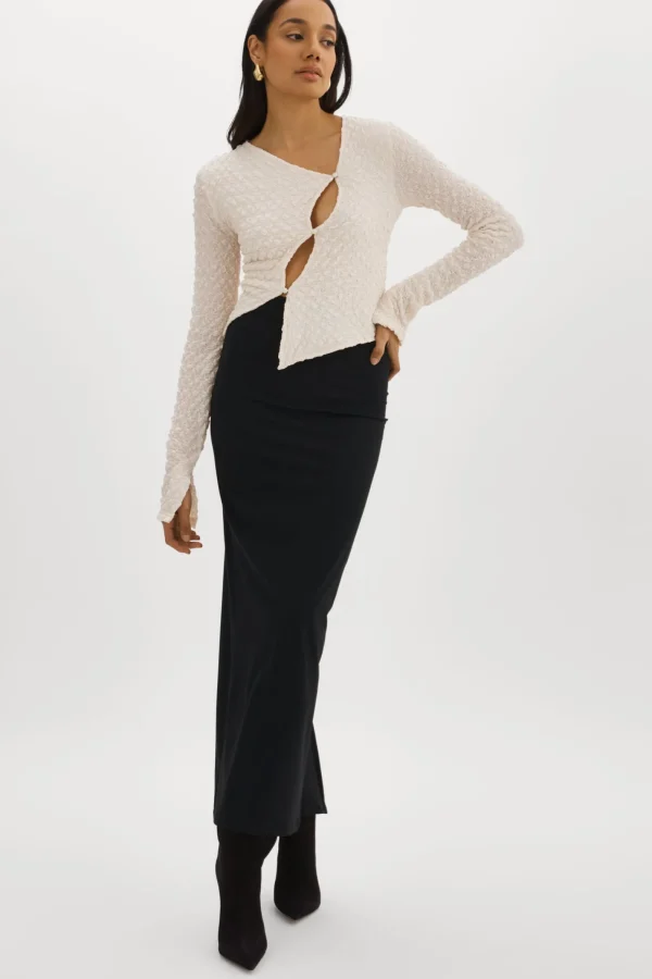 LAMARQUE Tops | VENERA | Cut-Out Top Off White