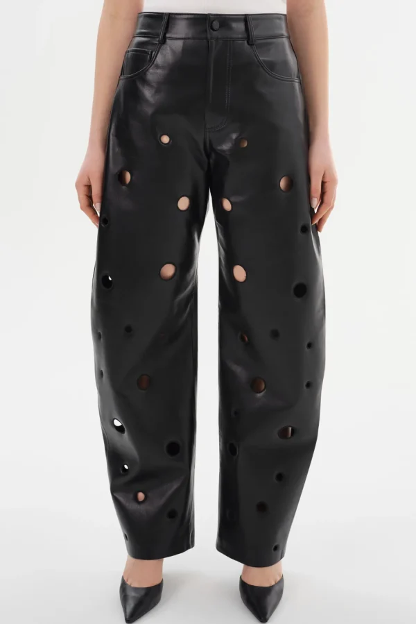 LAMARQUE Pants&Shorts | VENTANA | Recycled Leather Pants Black