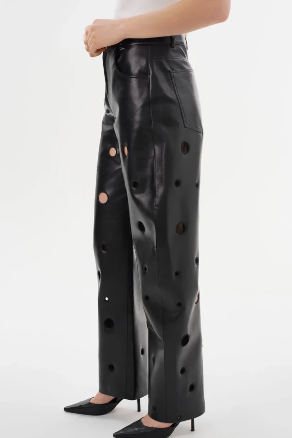 LAMARQUE Pants&Shorts | VENTANA | Recycled Leather Pants Black