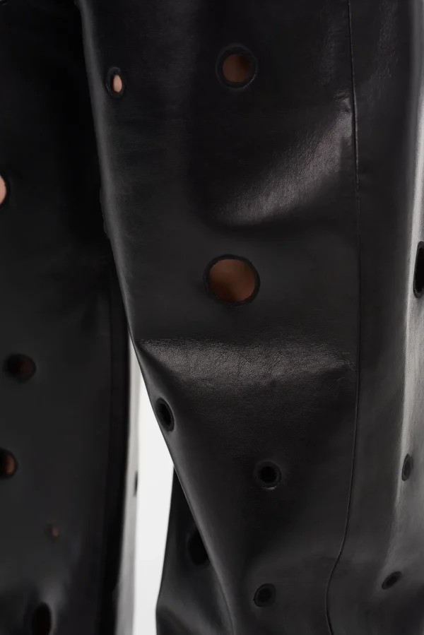 LAMARQUE Pants&Shorts | VENTANA | Recycled Leather Pants Black