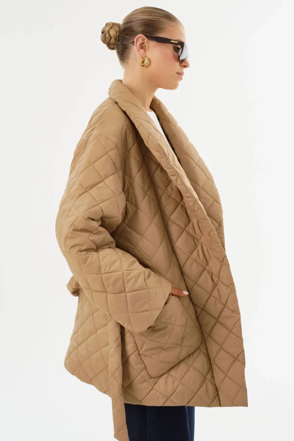 LAMARQUE Coats&Jackets | VERICA | Quilted Jacket Mocha
