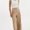 LAMARQUE Pants&Shorts | YAREN | Leather Pants Beige