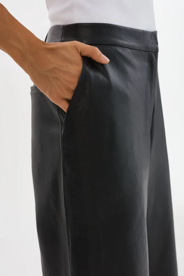 LAMARQUE Pants&Shorts | YAREN | Leather Pants Black