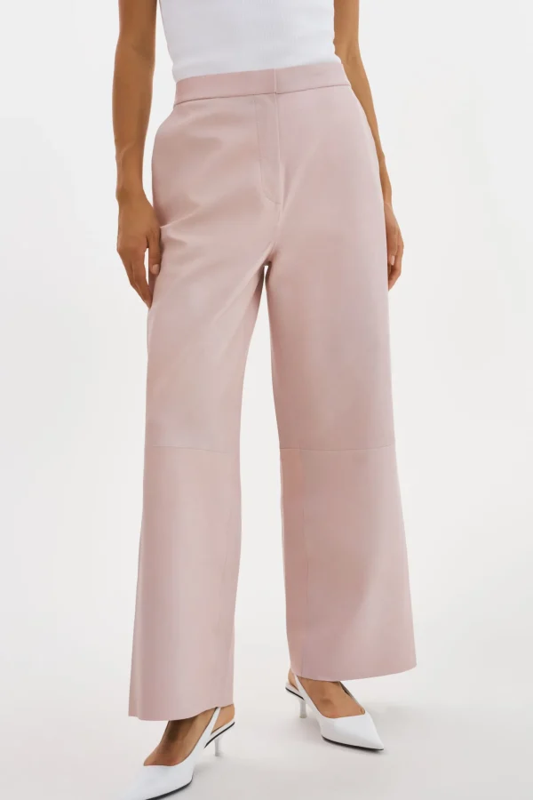 LAMARQUE Pants&Shorts | YAREN | Leather Pants Rose