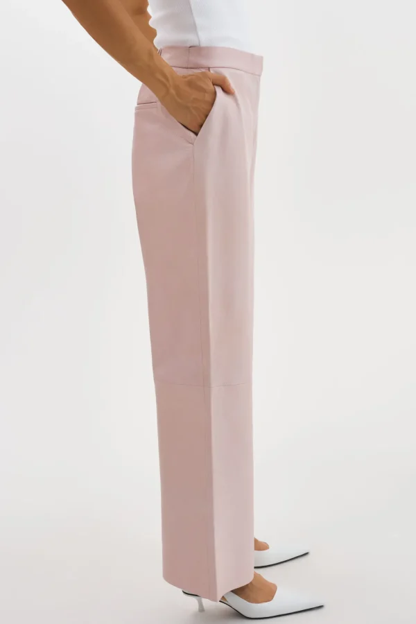 LAMARQUE Pants&Shorts | YAREN | Leather Pants Rose