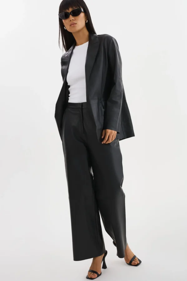 LAMARQUE Pants&Shorts | YAREN | Leather Pants Black