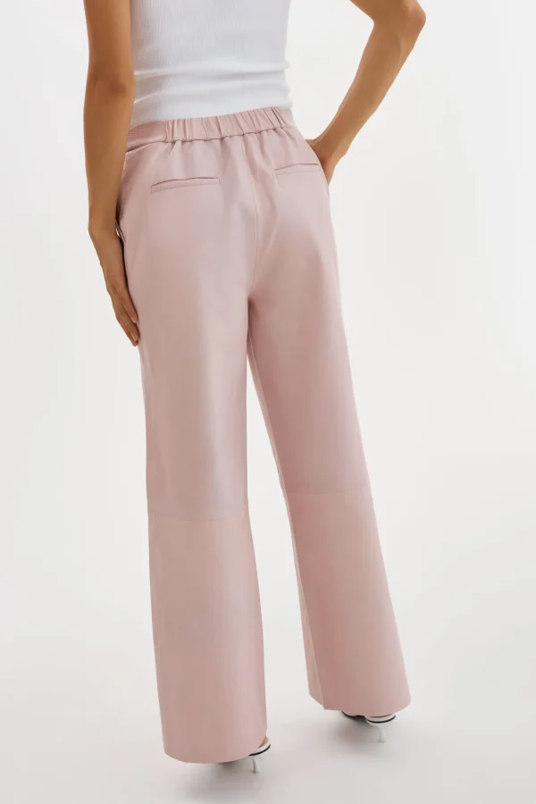 LAMARQUE Pants&Shorts | YAREN | Leather Pants Rose