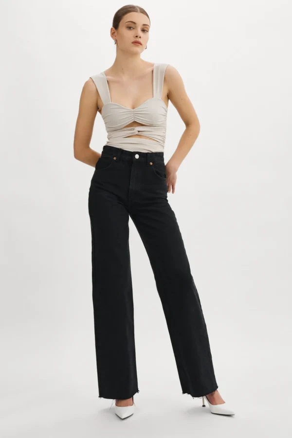 LAMARQUE Tops | ZEELA | Ruched Cutout Cami Cloud